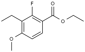 Ethyl 3-ethyl-2-fluoro-4-methoxybenzoate Structure