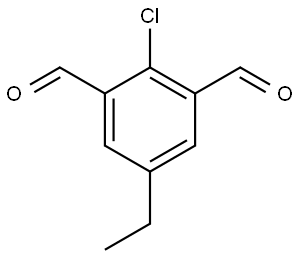 2-chloro-5-ethylisophthalaldehyde Structure