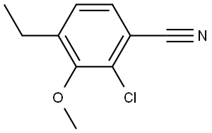 2-Chloro-4-ethyl-3-methoxybenzonitrile Structure