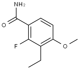 3-Ethyl-2-fluoro-4-methoxybenzamide Structure