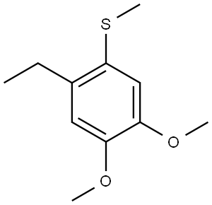 (2-ethyl-4,5-dimethoxyphenyl)(methyl)sulfane Structure