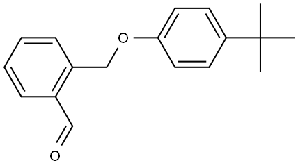 2-((4-(tert-butyl)phenoxy)methyl)benzaldehyde Structure