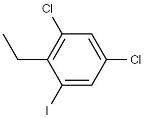 1,5-Dichloro-2-ethyl-3-iodobenzene Structure