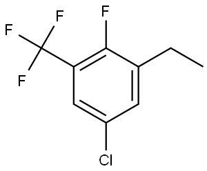 5-Chloro-1-ethyl-2-fluoro-3-(trifluoromethyl)benzene Structure