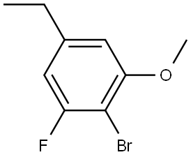 2-Bromo-5-ethyl-1-fluoro-3-methoxybenzene Structure