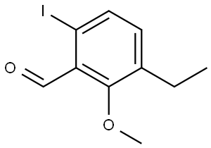 3-ethyl-6-iodo-2-methoxybenzaldehyde 구조식 이미지