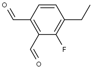 4-Ethyl-3-fluorophthalaldehyde Structure