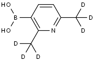 (2,6-bis(methyl-d3)pyridin-3-yl)boronic acid Structure