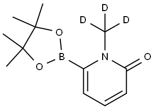 1-(methyl-d3)-6-(4,4,5,5-tetramethyl-1,3,2-dioxaborolan-2-yl)pyridin-2(1H)-one Structure