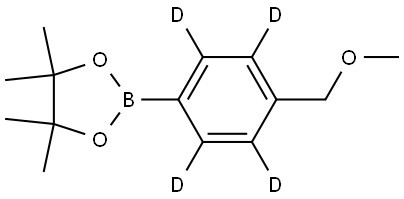 2-(4-(methoxymethyl)phenyl-2,3,5,6-d4)-4,4,5,5-tetramethyl-1,3,2-dioxaborolane Structure