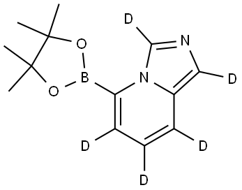 5-(4,4,5,5-tetramethyl-1,3,2-dioxaborolan-2-yl)imidazo[1,5-a]pyridine-1,3,6,7,8-d5 Structure