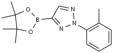 4-(4,4,5,5-tetramethyl-1,3,2-dioxaborolan-2-yl)-2-(o-tolyl)-2H-1,2,3-triazole 구조식 이미지