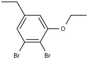 1,2-dibromo-3-ethoxy-5-ethylbenzene Structure