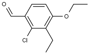 2-Chloro-4-ethoxy-3-ethylbenzaldehyde Structure