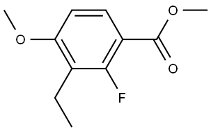 Methyl 3-ethyl-2-fluoro-4-methoxybenzoate Structure