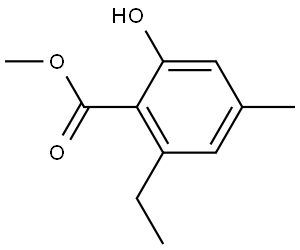 Methyl 2-ethyl-6-hydroxy-4-methylbenzoate Structure