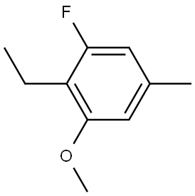 2-Ethyl-1-fluoro-3-methoxy-5-methylbenzene Structure