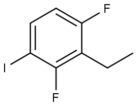 2-Ethyl-1,3-difluoro-4-iodobenzene Structure