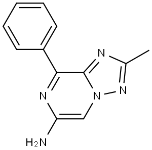 2-Methyl-8-phenyl[1,2,4]triazolo[1,5-a]pyrazin-6-amine Structure