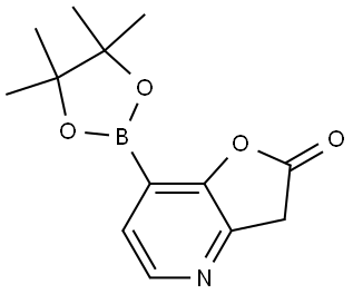 7-(4,4,5,5-Tetramethyl-1,3,2-dioxaborolan-2-yl)furo[3,2-b]pyridin-2(3H)-one Structure