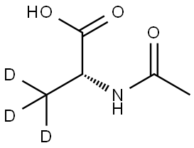 N-Acetyl-D-Alanine-3,3,3-d3 Structure