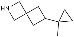 6-(1-Methylcyclopropyl)-2-azaspiro[3.3]heptane Structure