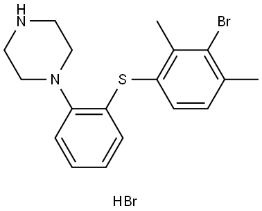 3-Bromo-vortioxetine Hydrobromide Structure