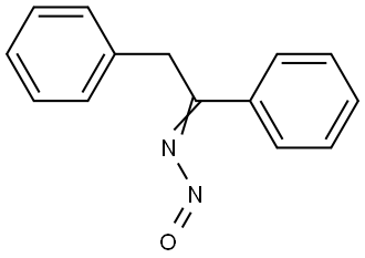 (Z)-N-(1,2-diphenylethylidene)nitrous amide Structure