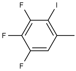 1,2,3-Trifluoro-4-iodo-5-methylbenzene 구조식 이미지