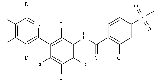 Vismodegib-d7 Structure