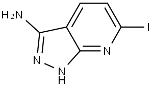 6-iodo-1H-pyrazolo[3,4-b]pyridin-3-amine Structure