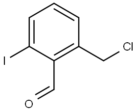 2-(chloromethyl)-6-iodobenzaldehyde Structure