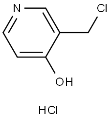 3-(chloromethyl)pyridin-4-ol hydrochloride Structure