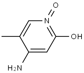 2-Pyridinol, 4-amino-5-methyl-, 1-oxide Structure