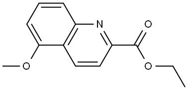 ethyl 5-methoxyquinoline-2-carboxylate Structure