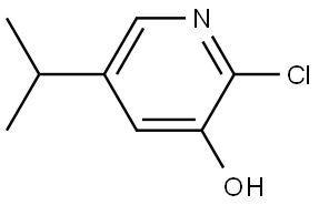 2-Chloro-5-(1-methylethyl)-3-pyridinol Structure