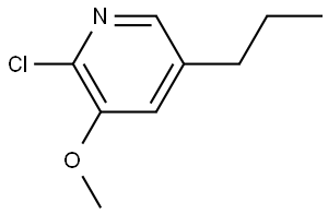 2-Chloro-3-methoxy-5-propylpyridine 구조식 이미지