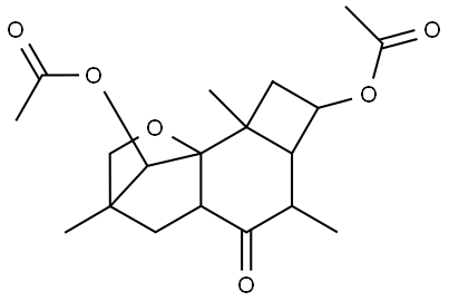 7-hydroxy-7,9-diacetoxycoprinolone Structure