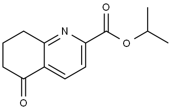 isopropyl 5-oxo-5,6,7,8-tetrahydroquinoline-2-carboxylate Structure