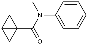 N-Methyl-N-phenylbicyclo[1.1.0]butane-1-carboxamide Structure