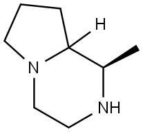 (1R)-Octahydro-1-methylpyrrolo[1,2-a]pyrazine Structure