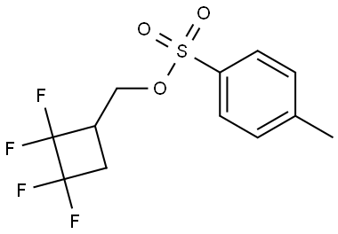 Cyclobutanemethanol, 2,2,3,3-tetrafluoro-, 1-(4-methylbenzenesulfonate) Structure