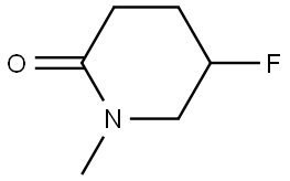 5-fluoro-1-methylpiperidin-2-one Structure