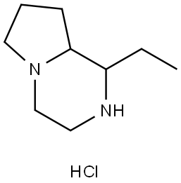 1-ethyloctahydropyrrolo[1,2-a]pyrazine hydrochloride Structure