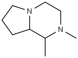 Octahydro-1,2-dimethylpyrrolo[1,2-a]pyrazine Structure