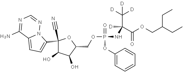 Remdesivir-d4 Structure