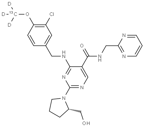 Avanafil-13CD3 Structure