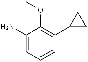 3-Cyclopropyl-2-methoxyaniline Structure