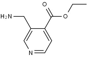 Ethyl 3-(aminomethyl)isonicotinate Structure