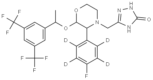 rac-Aprepitant-d4 Structure